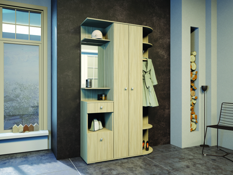 Прихожая Виза Ясень шимо Светлый