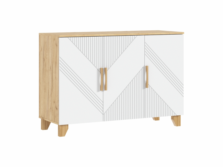 Комод Ирис 1200 Браш Вайт